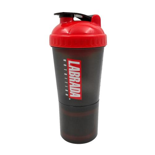 Labrada Shaker - vörös/fekete (500 ml)