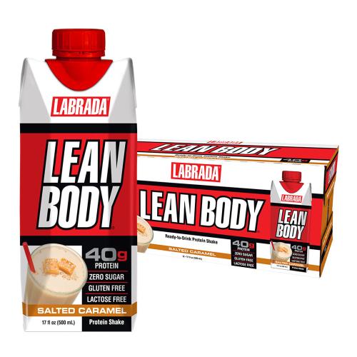 Labrada Lean Body Ready-to-Drink Protein Shake (12 x 500 ml, Sós Karamella)