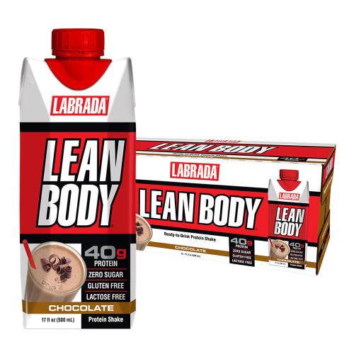 Labrada Lean Body Ready-to-Drink Protein Shake (12 x 500 ml, Csokoládé)