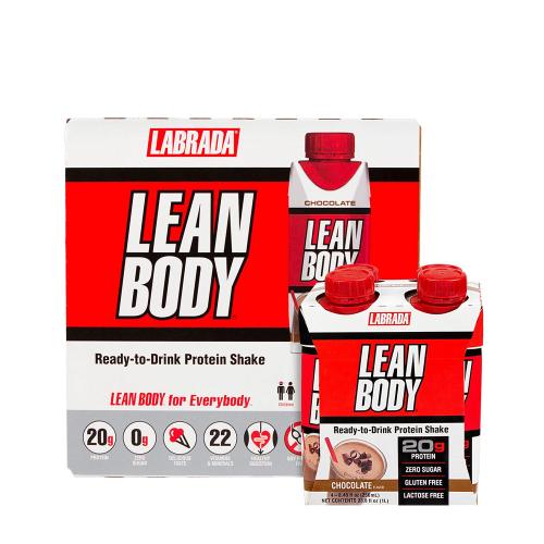 Labrada Lean Body Ready-to-Drink Protein Shake (16 x 250 ml, Csokoládé)