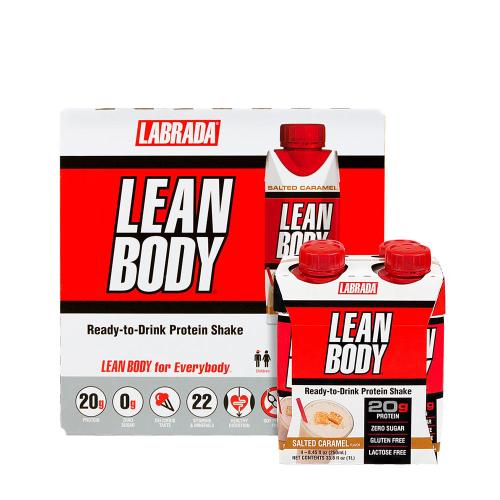 Labrada Lean Body Ready-to-Drink Protein Shake (16 x 250 ml, Sós Karamella)