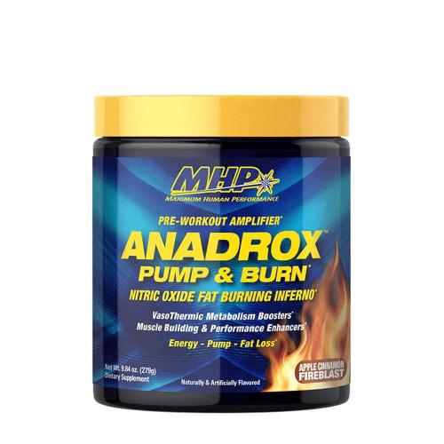MHP Anadrox 2-in-1 Pre-Workout - Edzés Előtti Energizáló és Zsírégető (279 g, Almás Fahéjas)