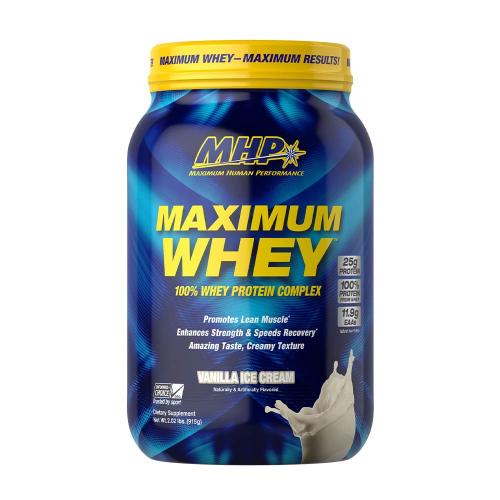 Maximum Whey - 100% Whey Protein - Tejsavó Fehérje (25 Adag, Vaníliás Fagylalt)