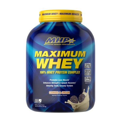 Maximum Whey - 100% Whey Protein - Tejsavó Fehérje (62 Adag, Csokis Keksz és Krém )