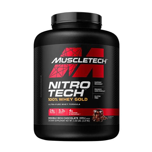 MuscleTech Nitro-Tech 100% Whey Gold - Fehérje keverék (2,27 kg, Dupla Csokoládé)
