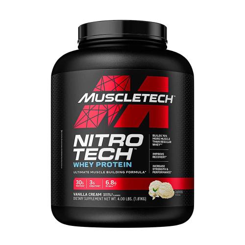 MuscleTech Nitro-Tech Whey Protein - Tejsavó Fehérje (1.8 kg, Vanília)