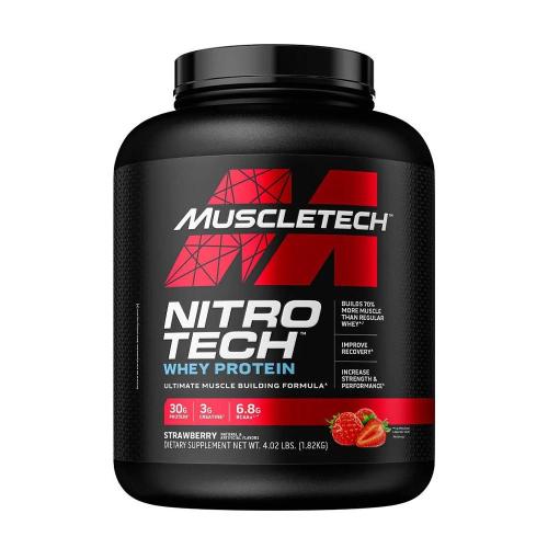 MuscleTech Nitro-Tech Whey Protein - Tejsavó Fehérje (1.8 kg, Eper)