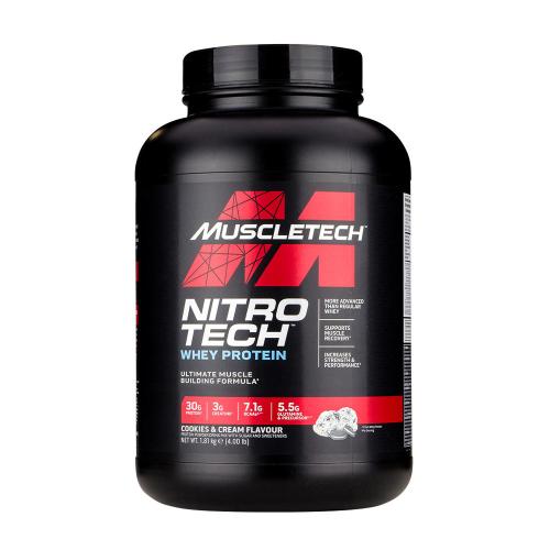 MuscleTech Nitro-Tech Whey Protein - Tejsavó Fehérje (1.8 kg, Csokis Keksz és Krém )