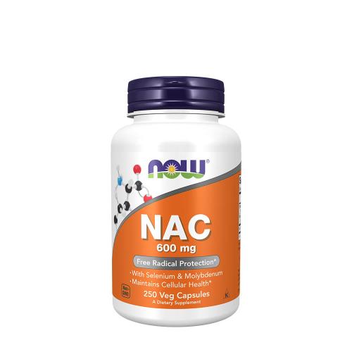 Now Foods NAC - N-acetyl-cysteine 600 mg (250 Veg Kapszula)