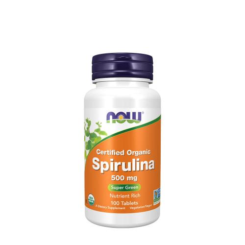 Now Foods Organikus Spirulina Alga 500 mg (100 Tabletta)