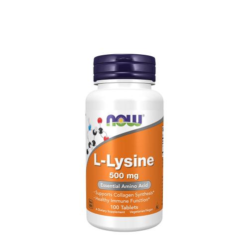 Now Foods L-Lizin 500 mg tabletta - L-Lysine (100 Tabletta)