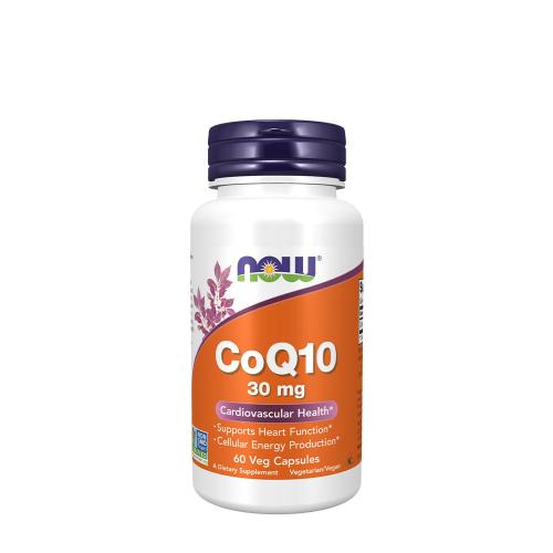 Now Foods CoQ10 30 mg Vegetarian - Q10 Koenzim (60 Veg Kapszula)
