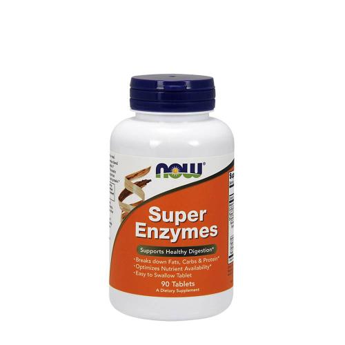 Now Foods Super Enzymes - Emésztőenzim Keverék (90 Tabletta)