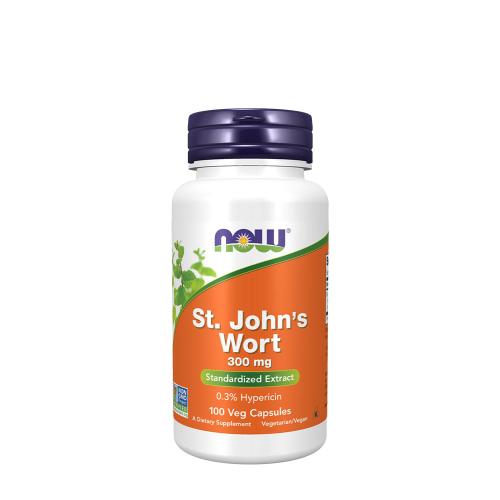 Now Foods St. John's Wort - Közönséges Orbáncfű 300 mg (100 Veg Kapszula)