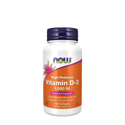 Now Foods D-vitamin 1000 NE (180 Lágykapszula)