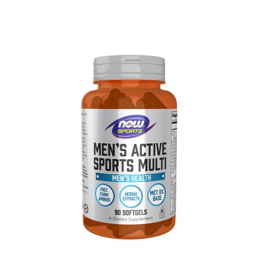 Now Foods Men's Active Sports Multivitamin Férfiaknak (90 Lágykapszula)