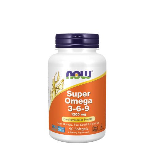 Now Foods Super Omega 3-6-9 1200 mg (90 Lágykapszula)