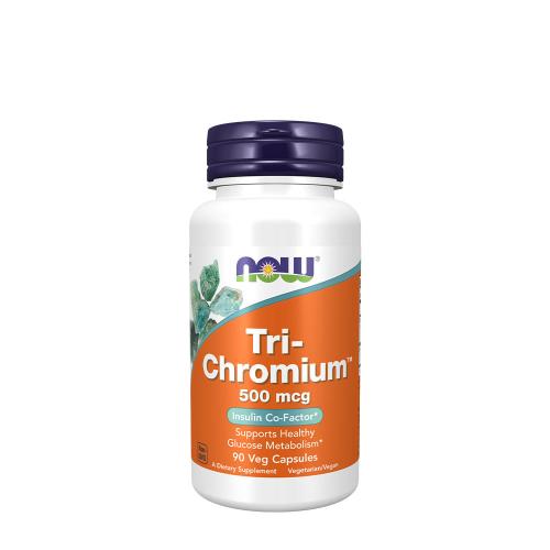 Now Foods Tri-Chromium™ with Cinnamon – Króm 500 mcg  Fahéj kivonattal (90 Veg Kapszula)