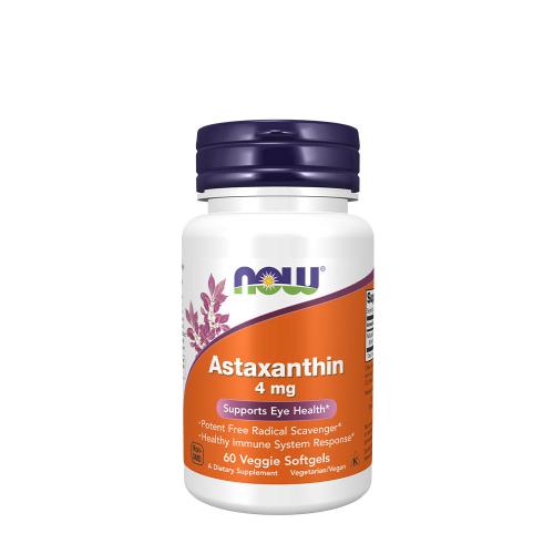 Now Foods Asztaxantin 4 mg (60 Veggie Lágykapszula)