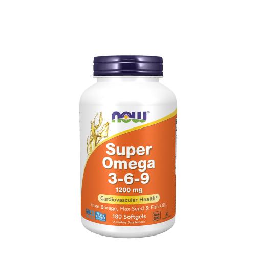 Now Foods Super Omega 3-6-9 1200 mg (180 Lágykapszula)