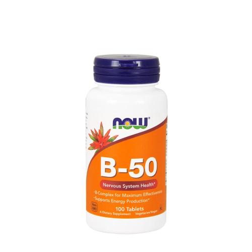 Now Foods B50-vitamin (100 Tabletta)