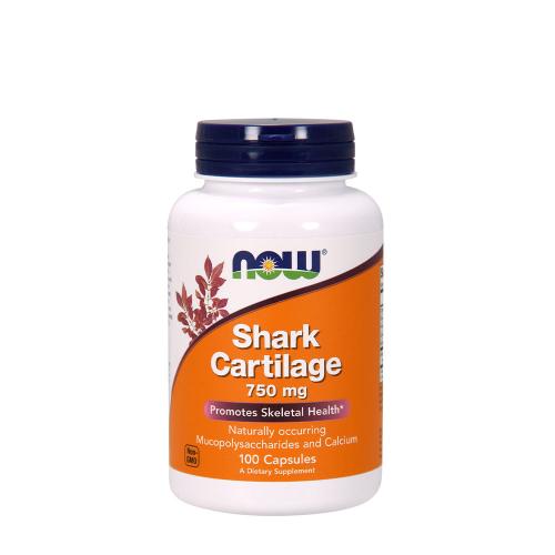 Now Foods Shark Cartilage - Cápa Porc 750 mg (100 Kapszula)