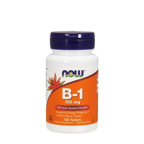 Now Foods B1-vitamin (Thiamine) 100 mg (100 Tabletta)