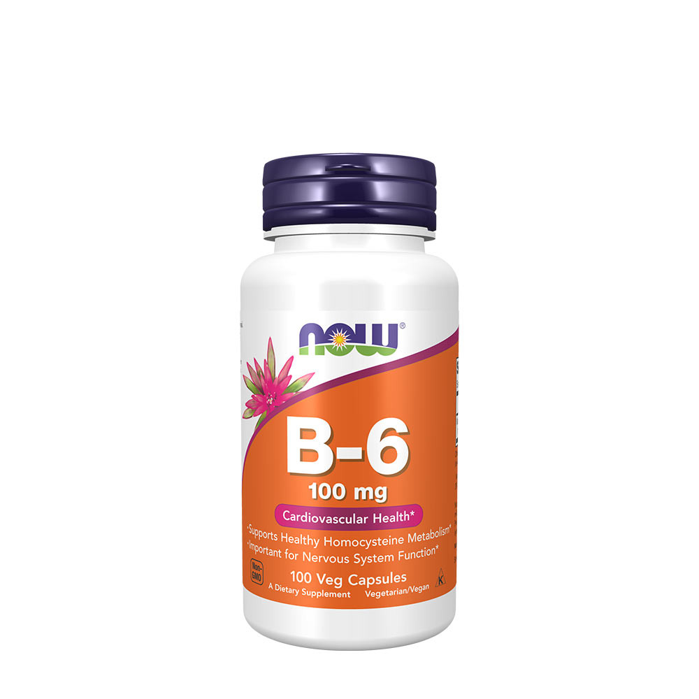 Now Foods B6-vitamin 100 Mg (100 Kapszula)