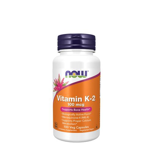 Now Foods K2-vitamin 100 mcg (100 Kapszula)