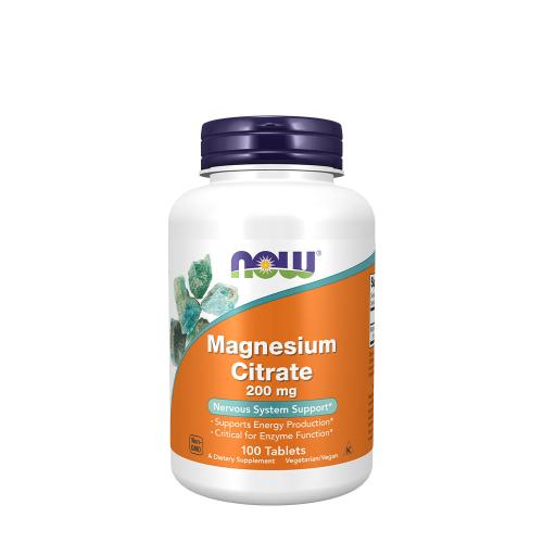 Now Foods Magnézium-citrát 200 mg (100 Tabletta)