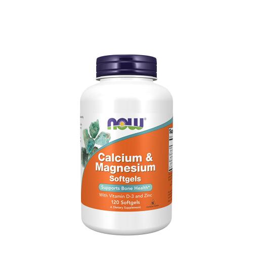 Now Foods Kalcium és Magnézium (120 Lágykapszula)