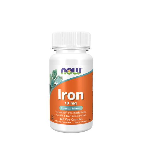 Now Foods Vas 18 mg - Iron (120 Veg Kapszula)
