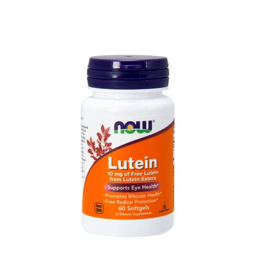 Now Foods Lutein 10 mg From Esters - A Szem Vitaminja (60 Lágykapszula)