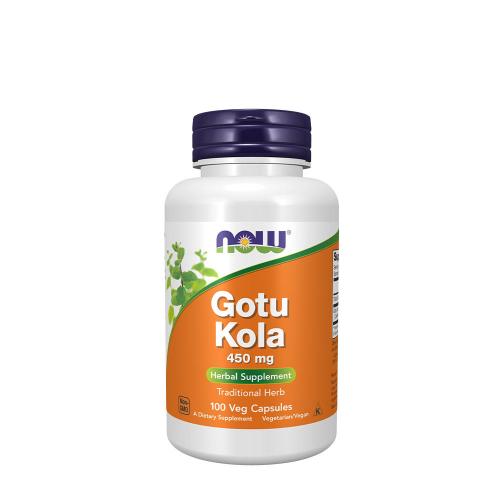 Now Foods Gotu Kola 450 mg - Ázsiai Gázló Kivonat (100 Veg Kapszula)