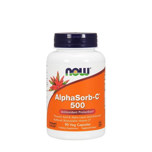 Now Foods Pufferált, Bioaktív AlphaSorb-C™ C-vitamin 500 mg (90 Veg Kapszula)
