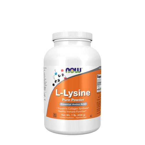 Now Foods L-lizin por - L-Lysine Powder (454 g)