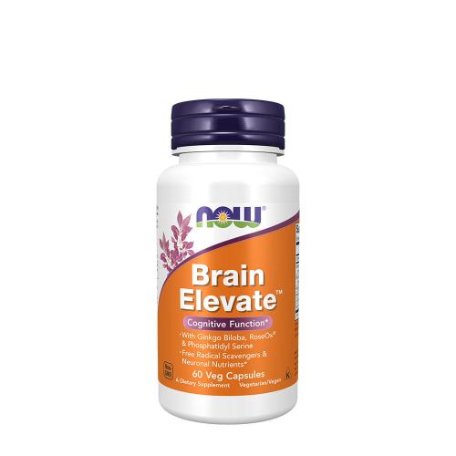 Now Foods Brain Elevate Agyi Funkciókat Támogató (60 Veg Kapszula)