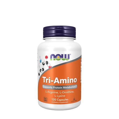 Now Foods Tri-Amino - L-Arginin L-Ornitin L-Lizin Aminosavak (120 Kapszula)