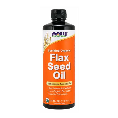 Now Foods Folyékony Lenmagolaj (Flax Seed Oil) (710 ml)