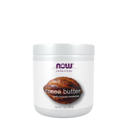 Now Foods Cocoa Butter - Hidratáló Kakaóvaj Érzékeny Bőrre (207 ml)