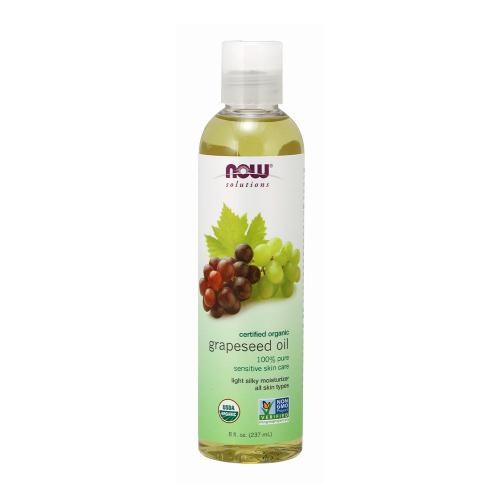 Now Foods Grapeseed Oil, Organic - Természetes Bőrápoló Krém Szőlőmag Kivonattal (237 ml)