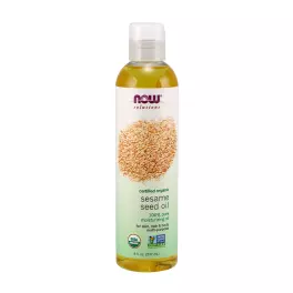   Now Foods Sesame Seed Oil, Organic - Természetes Szezámolaj (237 ml)