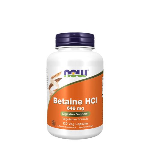 Betain HCl 648 mg (120 Veg Kapszula)