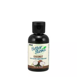  Now Foods BetterStevia Liquid - Folyékony Édesítőszer (59 ml, Kókusz)