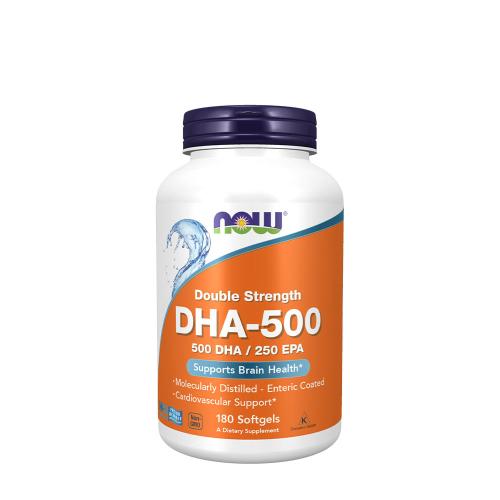 DHA-500, Double Strength - Extra Erős Omega-3 Zsírsavak (180 Lágykapszula)