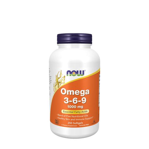 Now Foods Omega 3-6-9 1000 mg (250 Lágykapszula)