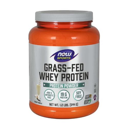 Now Foods Grass-Fed Whey Protein - Tejsavófehérje (545 g, Krémes Vanília)