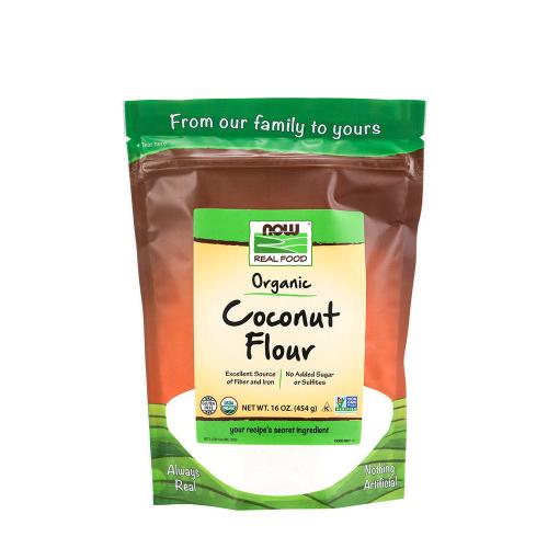 Now Foods Coconut Flour, Organic - Természetes Kókuszliszt (454 g)
