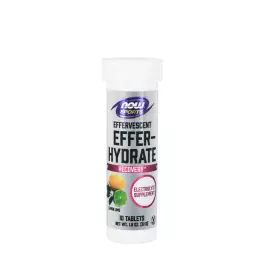   Now Foods Elektrolitos Pezsgőtabletta - Effer-Hydrate (10 Pezsgőtabletta, Narancs Eper)