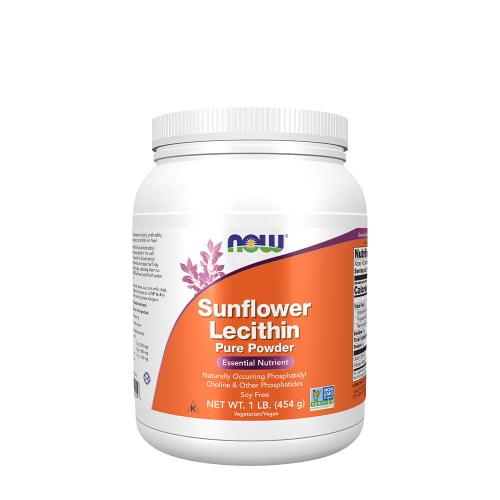 Now Foods Napraforgó Lecitin por - Sunflower Lecithin Powder (454 g)